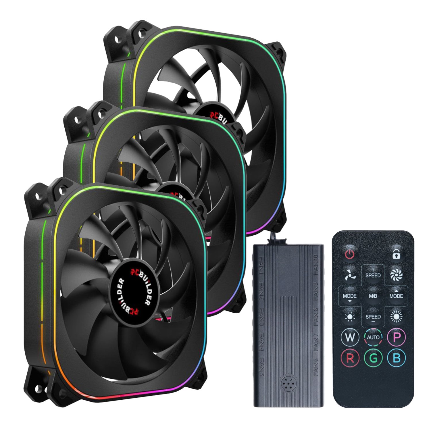 PCBuilder TORNADO CHILL ARGB 120mm Fan Kit
