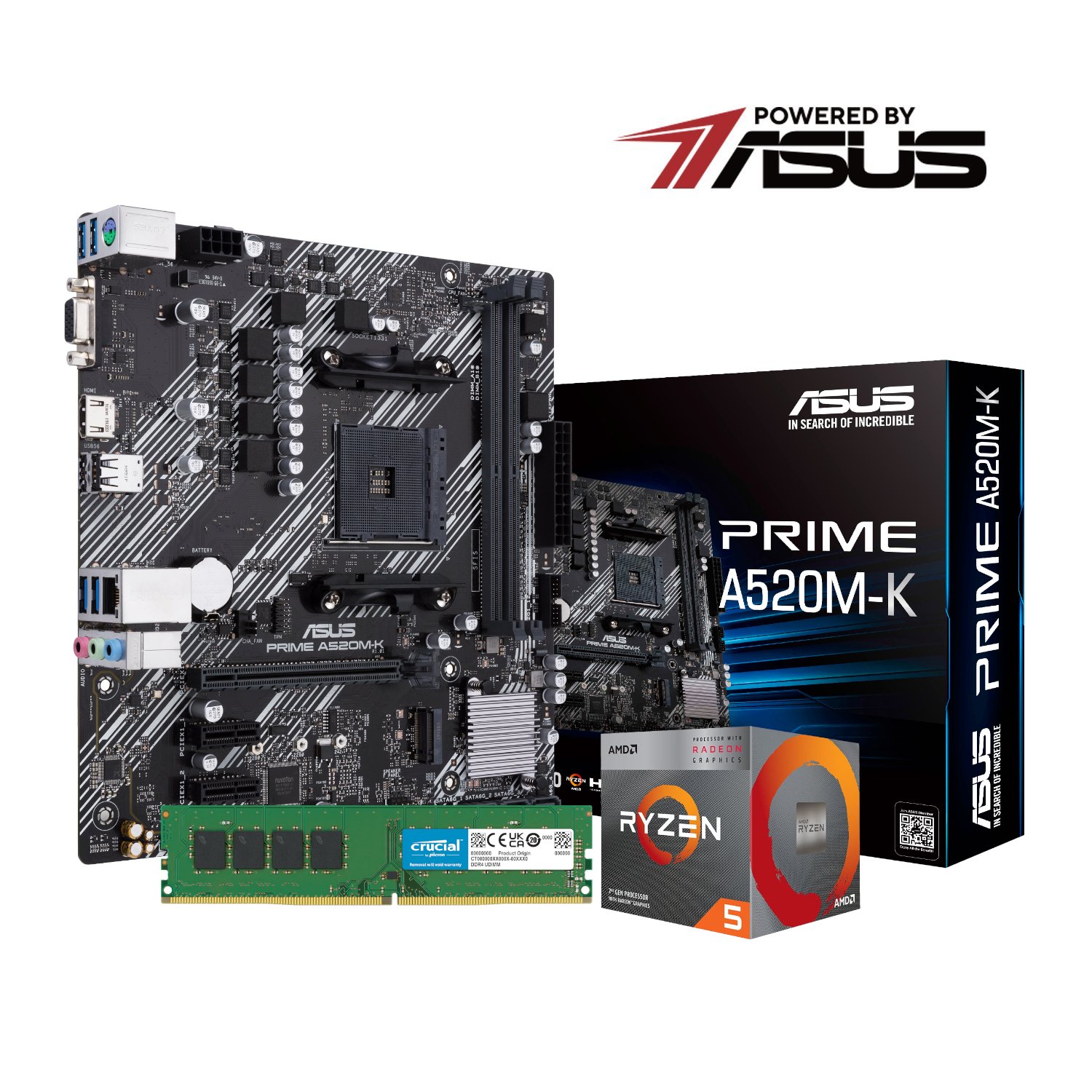 PCBuilder AMD Ryzen 5 3400G LEVEL UP Core Upgrade Kit