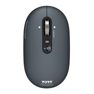 Port Connect PURE MAC Rechargeable Wireless and Bluetooth Mouse - Shadow